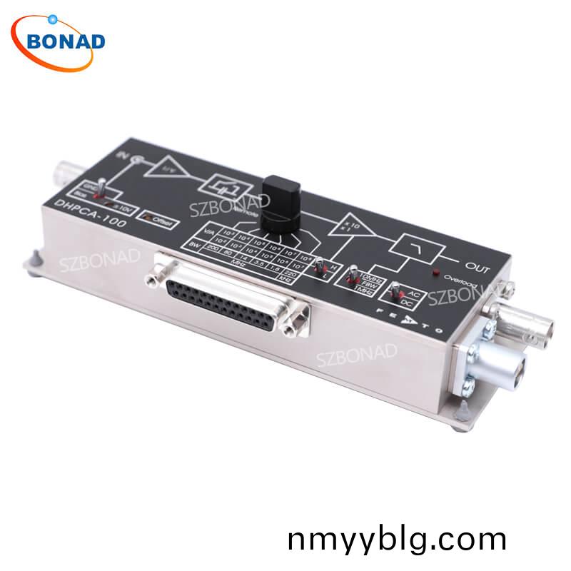 DHPCA-100可變(bian)增(zeng)益電(dian)流放大(da)器(qi)低譟(zao)聲(sheng)